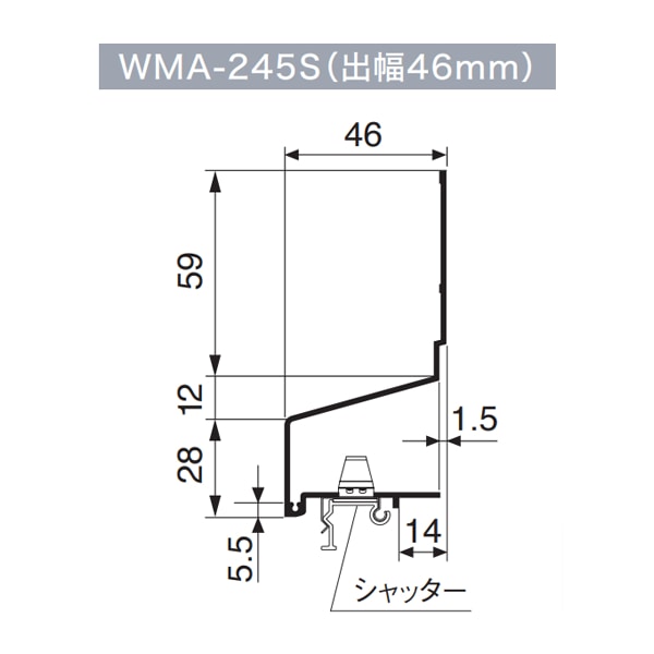 法人限定】城東テクノ 開閉式防鼠付水切り アルミ製 10本入り 全4色 WMA-245S-SW