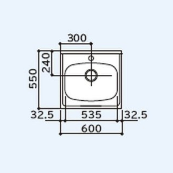 ニット セパレートタイプキッチン SKCシリーズ 調理台 間口600x奥行550mm (2色) - 1