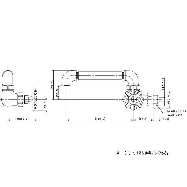 カクダイ インダストリアル水栓（レトロシルバー） 707-019-N 707-019-N