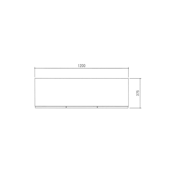 丸南 NLシリーズ キッチンコンポ 吊戸棚H48cm 送料無料エリア限定 NT120 W120×D37.5×H48 NT120