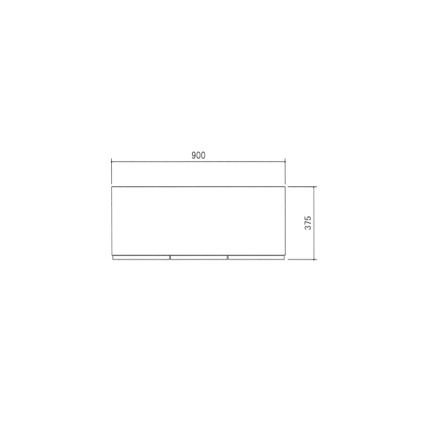 丸南 NLシリーズ キッチンコンポ 吊戸棚H48cm 送料無料エリア限定 NT90 W90×D37.5×H48 NT90