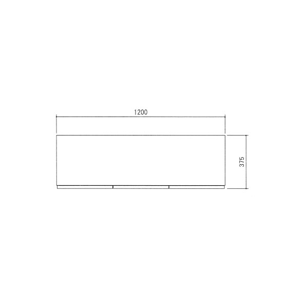 丸南 NLシリーズ キッチンコンポ 吊戸棚H60cm 送料無料エリア限定 NT120M W120×D37.5×H60 NT120M