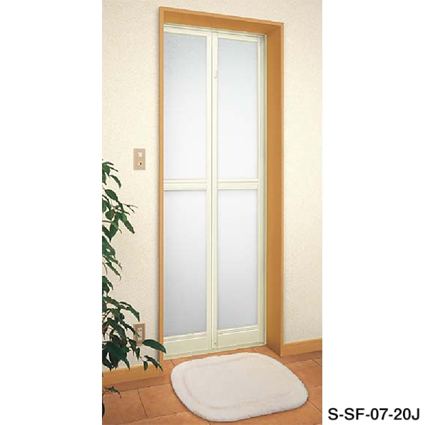 LIXIL リフォーム用浴室ドア 浴室中折ドアSF型 外付型 S-SF-07-20J(W)