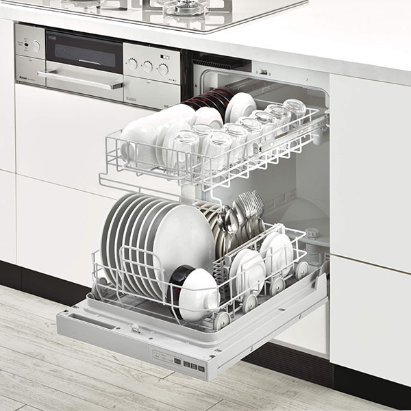 リンナイ 食器洗い乾燥機 フロントオープン 幅45cm(奥行65cm対応) RSW-F402C-SV