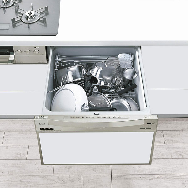 リンナイ 食器洗い乾燥機 スライドオープン 幅60cm(奥行65cm対応) RSW-601C-SV