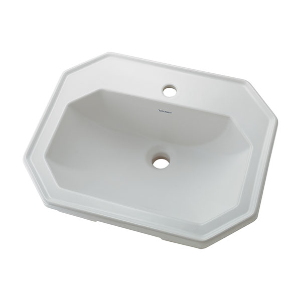 カクダイ 角型洗面器 #DU-047658000（１ホール／３ホール）