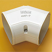 バクマ工業  エアコン配管化粧カバー コーナー平面45度 AKF-6I