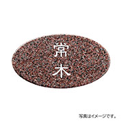 福彫 表札 天然石 ライトスタイル バーミリオン CS-239