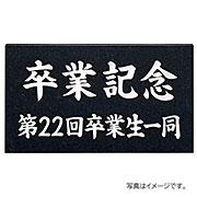 福彫 表札 館銘板･商業サイン 天然石 黒ミカゲ(白文字) AZ-15