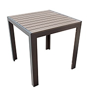 旭興進 人工木テーブル正方形（DB） aks-25821